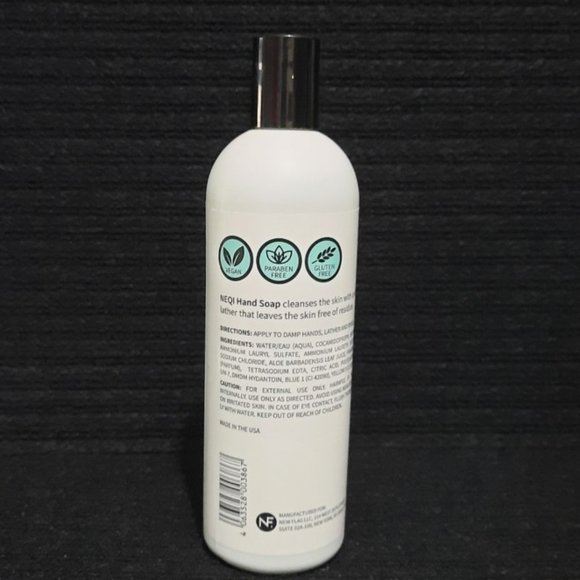 🔴 $ 4.00 NEQI HAND SOAP with Aloe Vera Cleans & Cares 16.0 fl oz - Picture 4 of 4